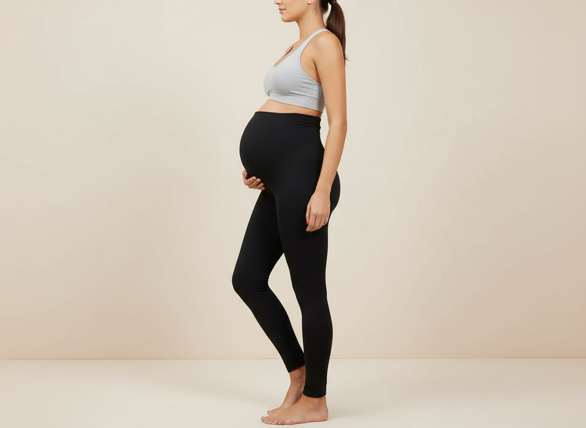 Maternity Leggings Over the Belly – Pregnancy Yoga Pants for Workout & Everyday Comfort