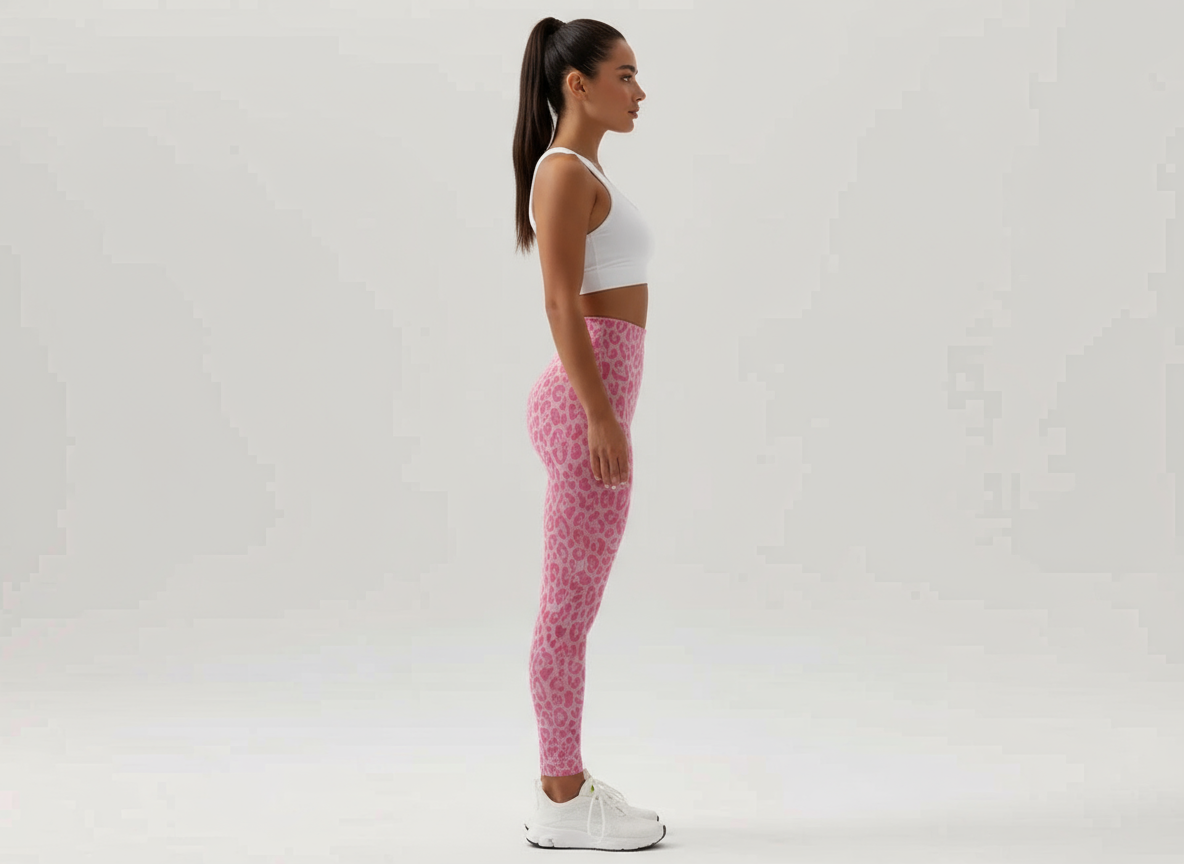 Leopard Print Yoga Pants – High Elastic Seamless Leggings for Yoga, Pilates & Daily Wear