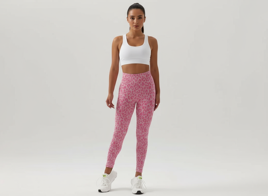 Leopard Print Yoga Pants – High Elastic Seamless Leggings for Yoga, Pilates & Daily Wear