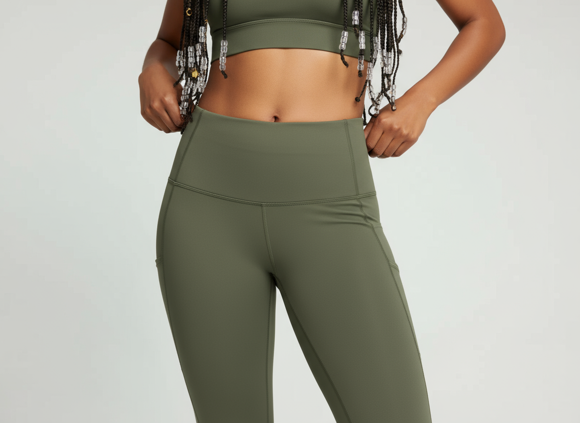 High-Waisted Leggings with Pockets – Tummy Control Yoga Pants for Women