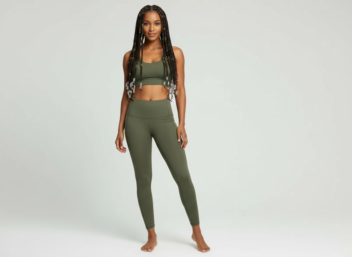 High-Waisted Leggings with Pockets – Tummy Control Yoga Pants for Women