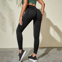 Sports Yoga Seamless Butt-Lift Leggings